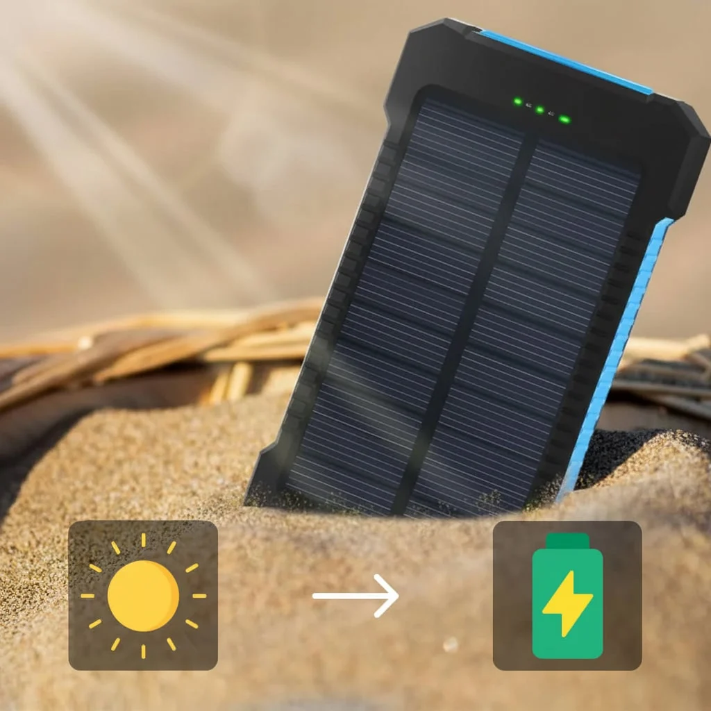 Portable Charger Solar Power Bank 20000mah Capacity - Image 9